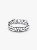 Heart Cuban Chain Ring