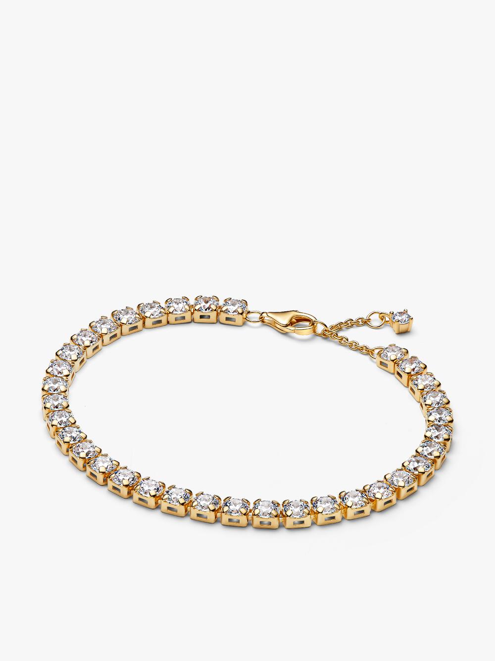 Two-tone Pavé Cuban Chain Bracelet