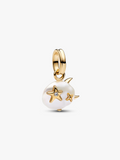 Treated Freshwater Cultured Baroque Pearl Cloud Dangle Charm