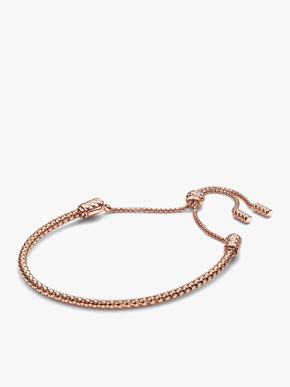 Pandora Moments Heart T-Bar Snake Chain Bracelet