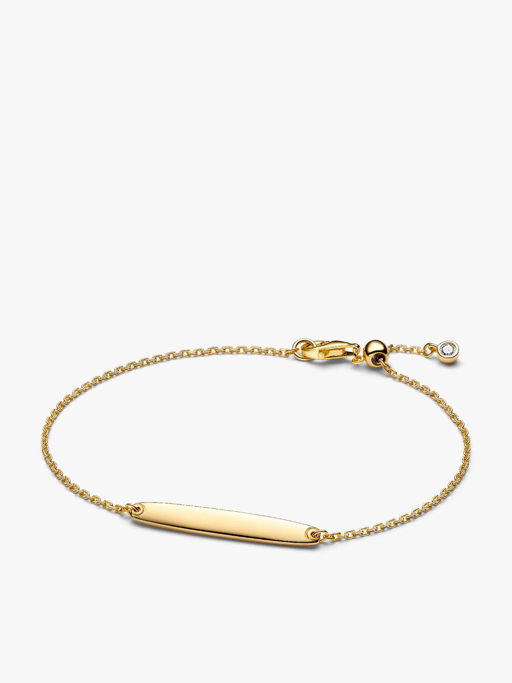 Engravable Bar Link Bracelet