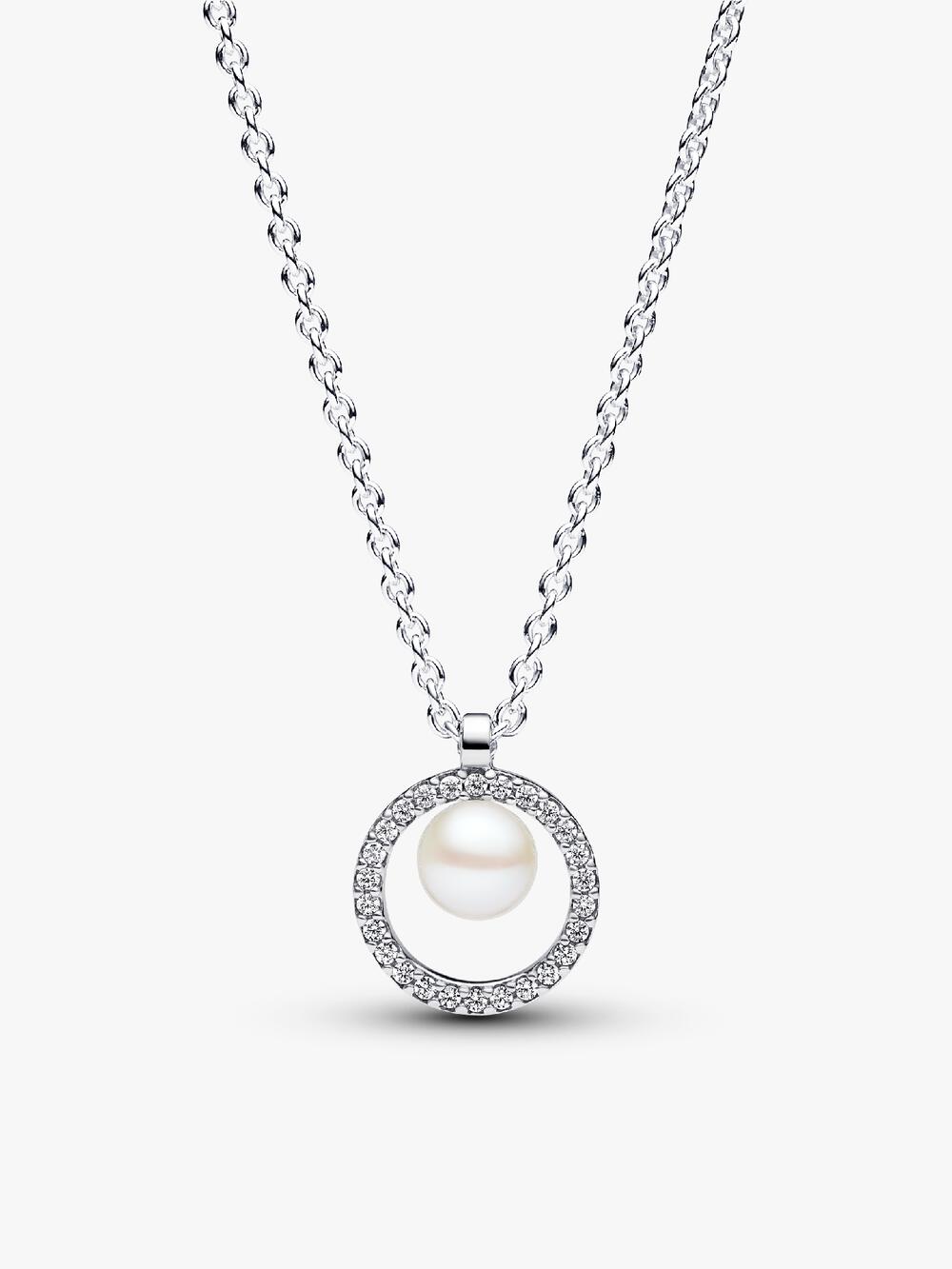 Sparkling Heart Halo Pendant Necklace