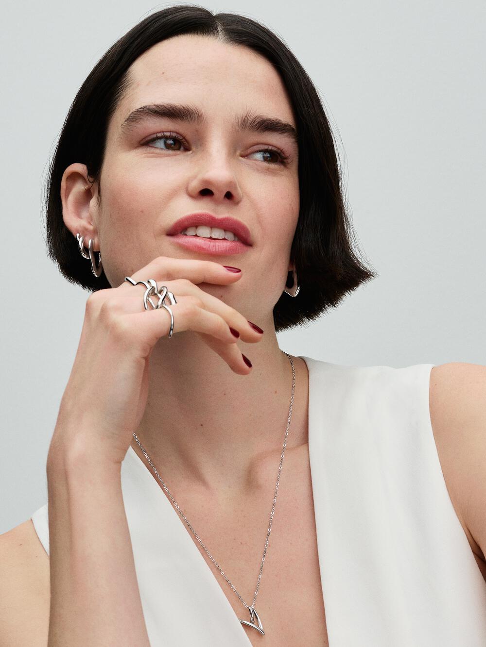 Round Huggie Hoop Earrings