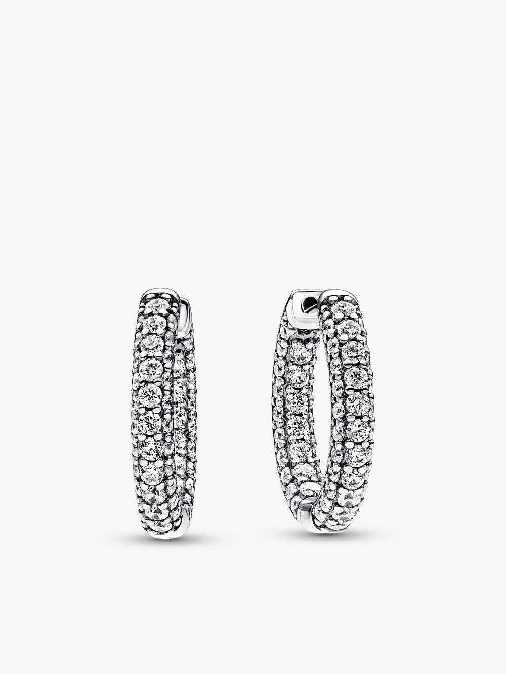 Sparkling Huggie Hoop Earrings