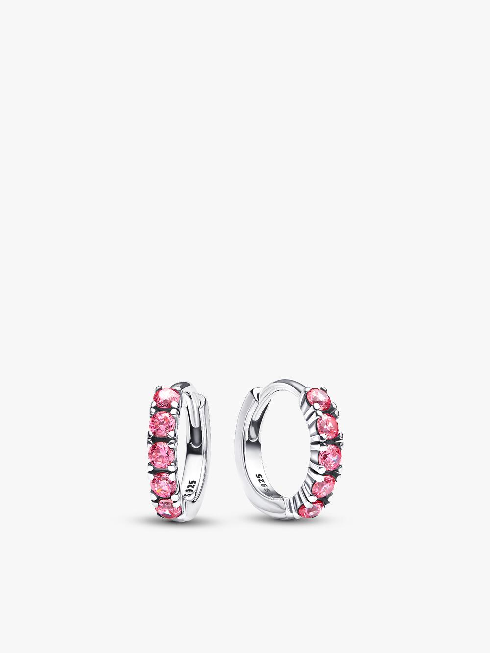 Sparkling Huggie Hoop Earrings