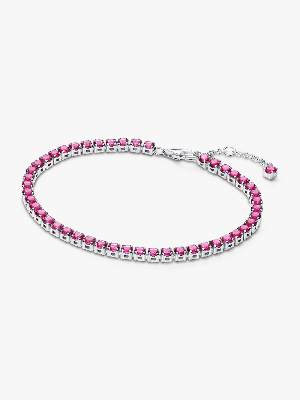 Sparkling Pink Tennis Bracelet