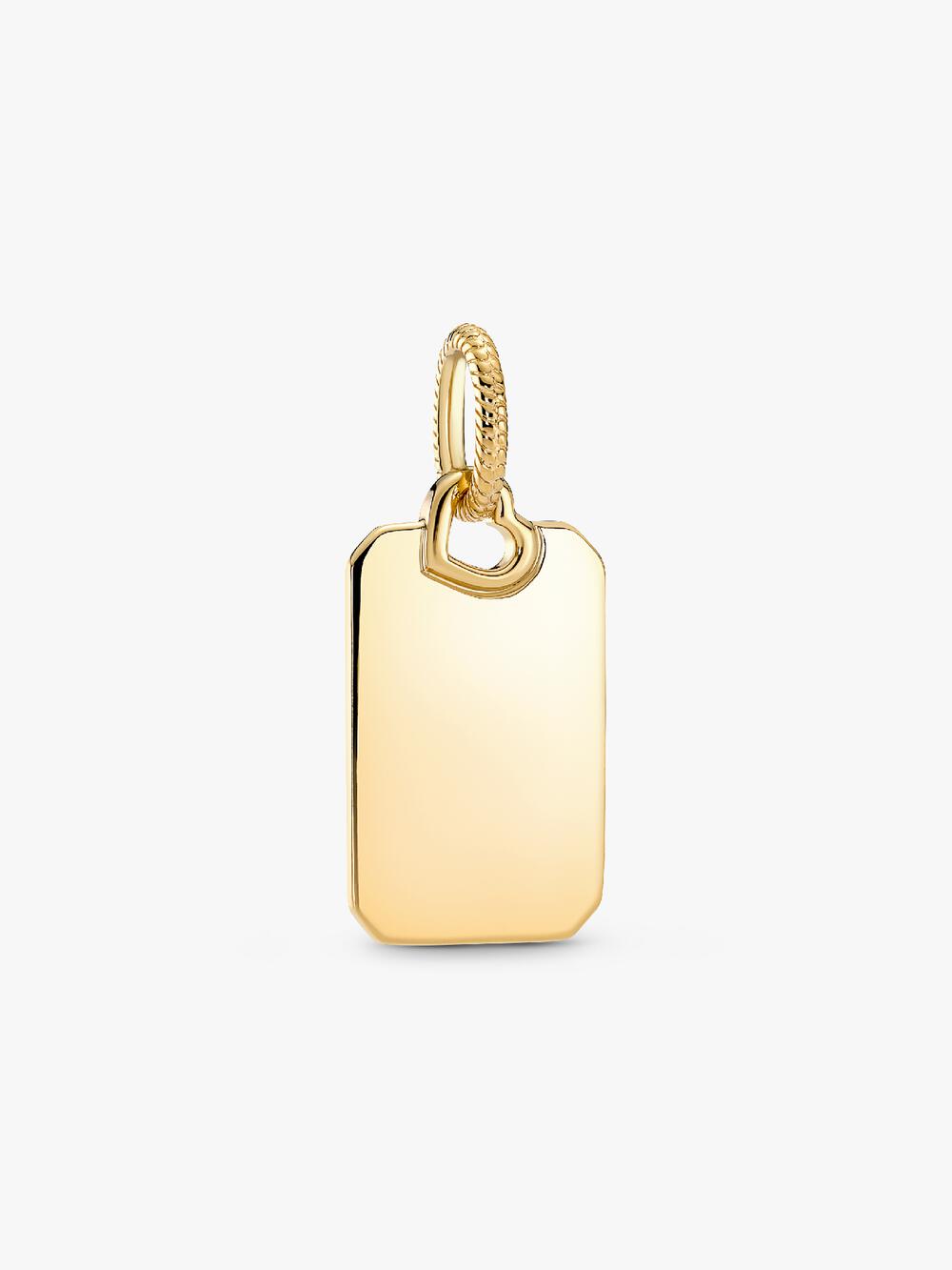 Engravable Rectangle Tag Pendant