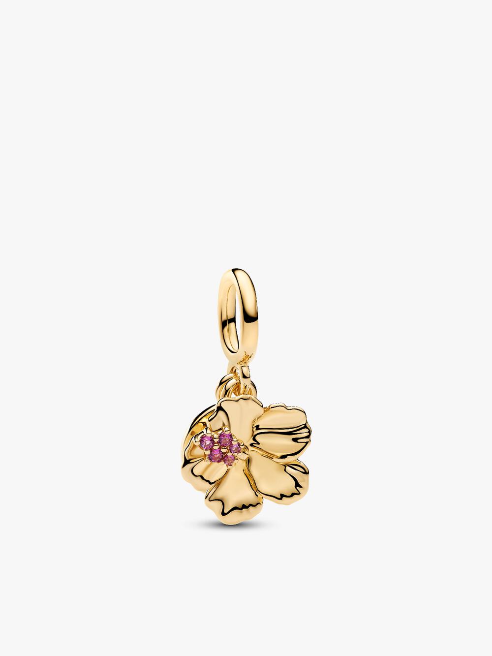 Treated Freshwater Cultured Baroque Pearl Peas in a Pod Dangle Charm