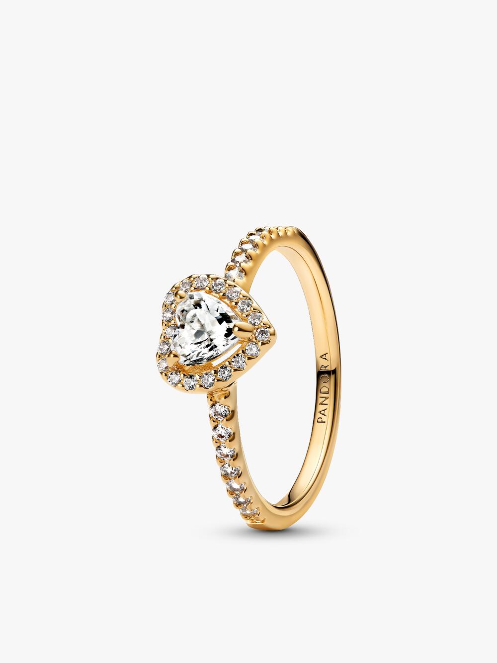 Double Heart Sparkling Ring