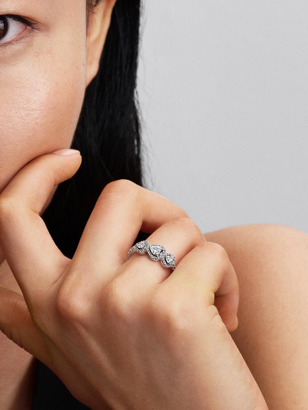 Halo Heart Trilogy Ring