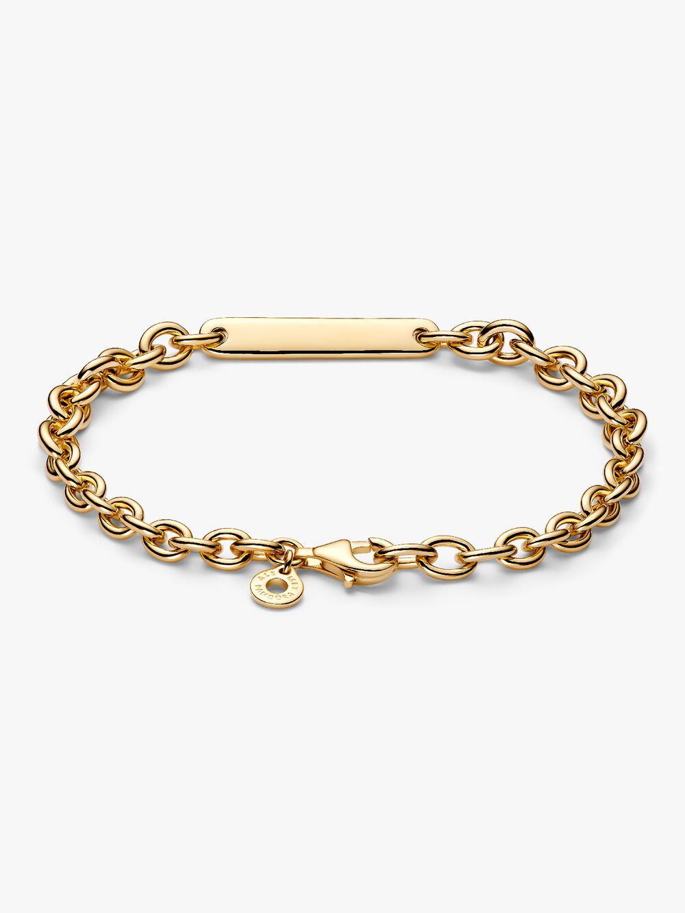 Engravable Bar Link Bracelet