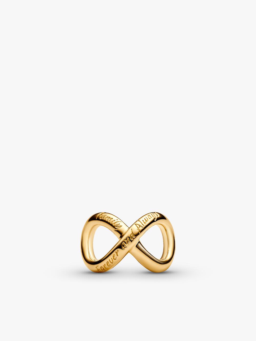 Sparkling Infinity Heart Clasp Snake Chain Bracelet