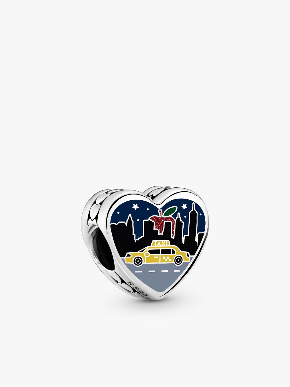 Pandora Moments Heart Closure Snake Chain Bracelet
