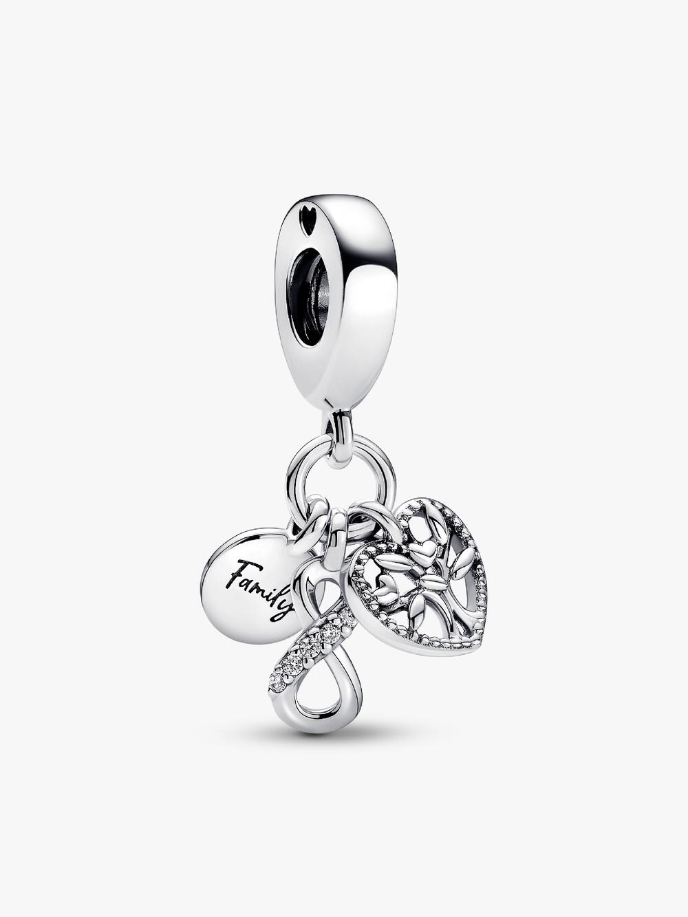 Moments Heart & Snake Chain Bracelet