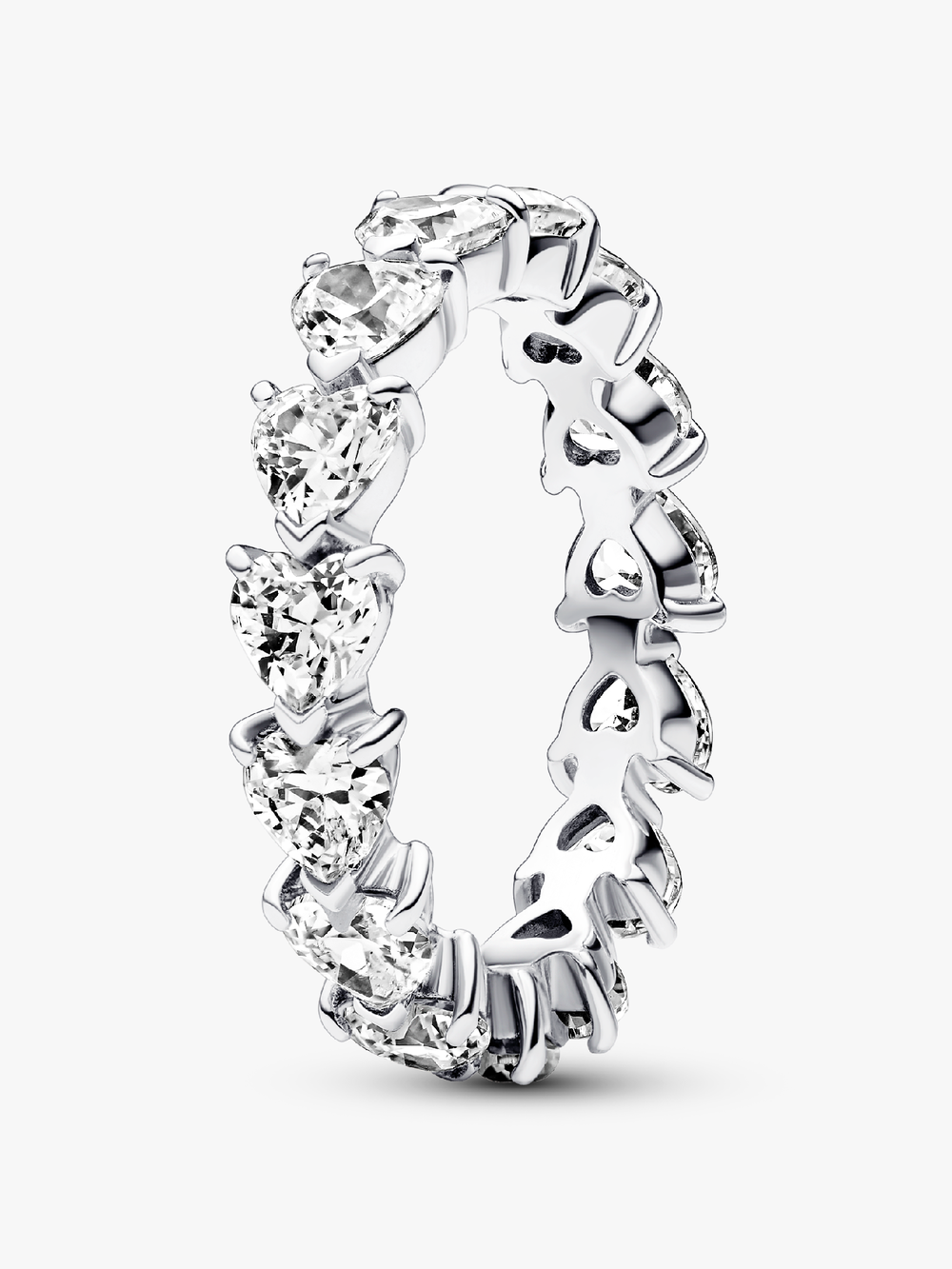 Band of Clear Hearts Ring
