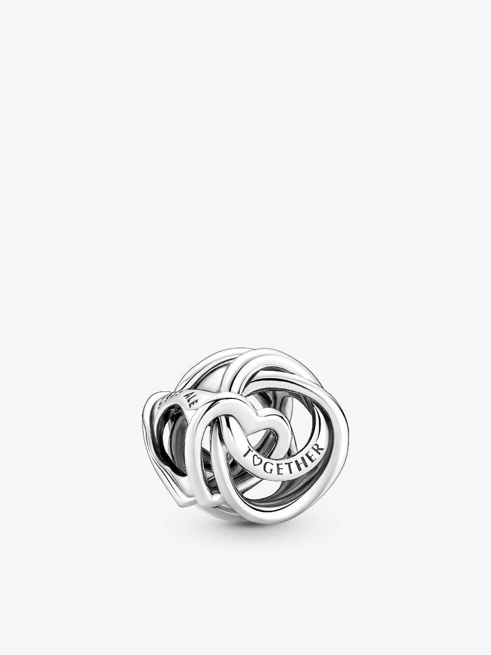Pandora Moments Heart Closure Snake Chain Bracelet