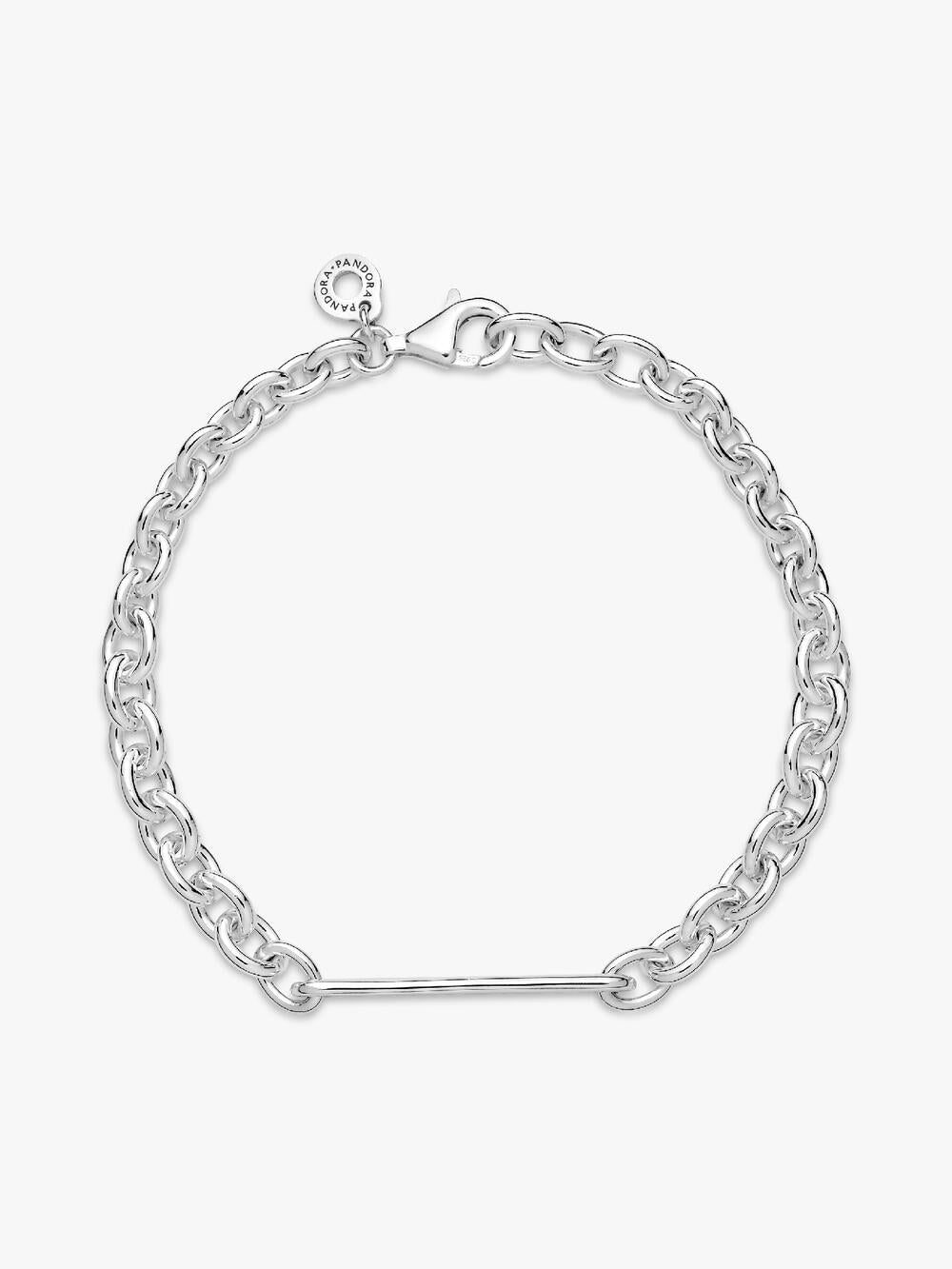 Engravable Bar Link Bracelet