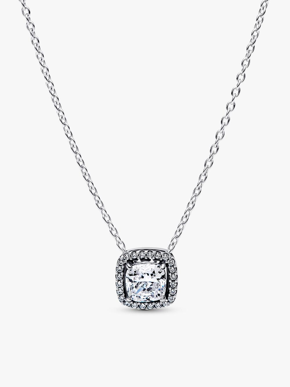 Square Halo Stud Earrings