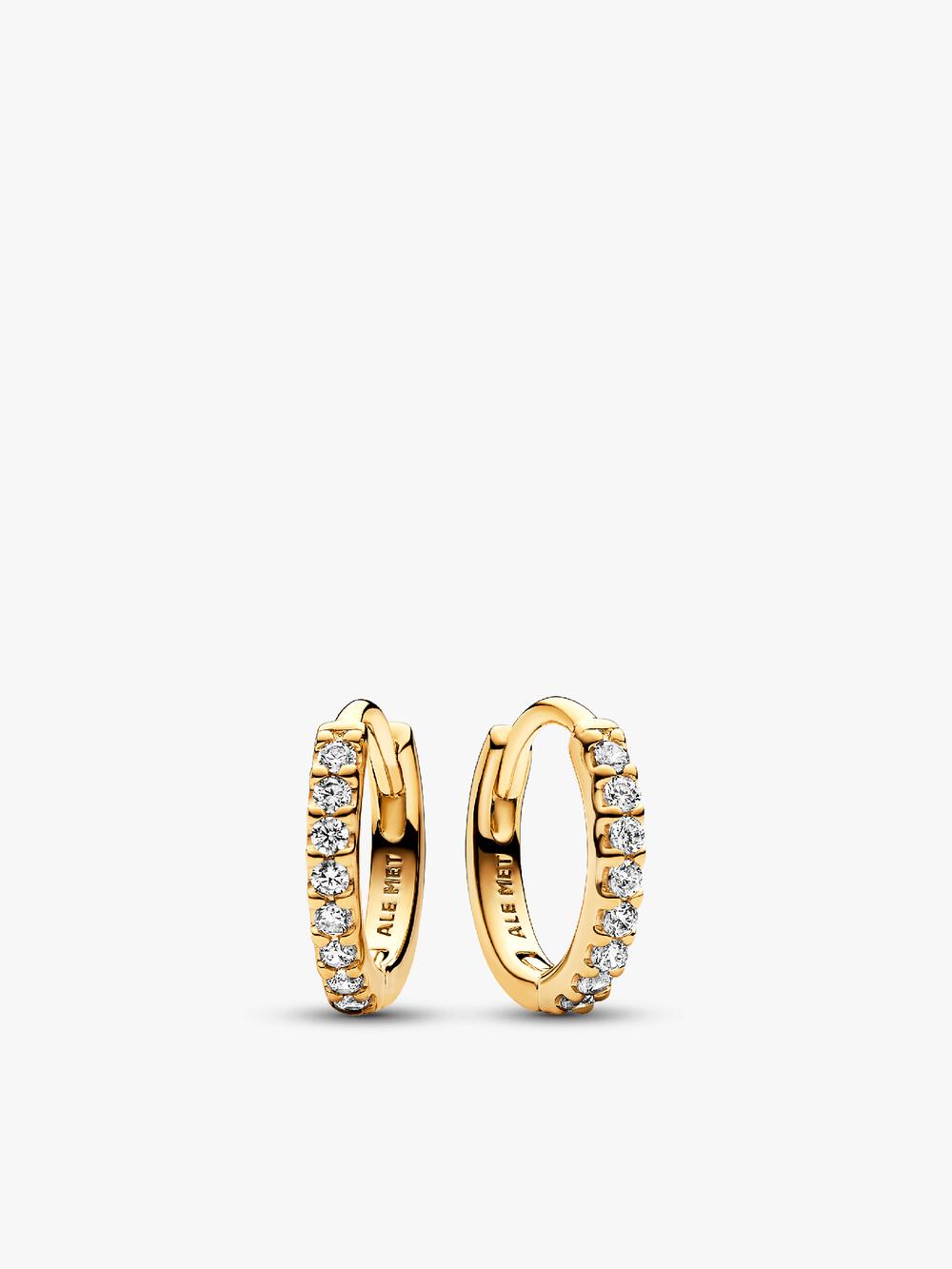 Sparkling Mini Hoop Earrings