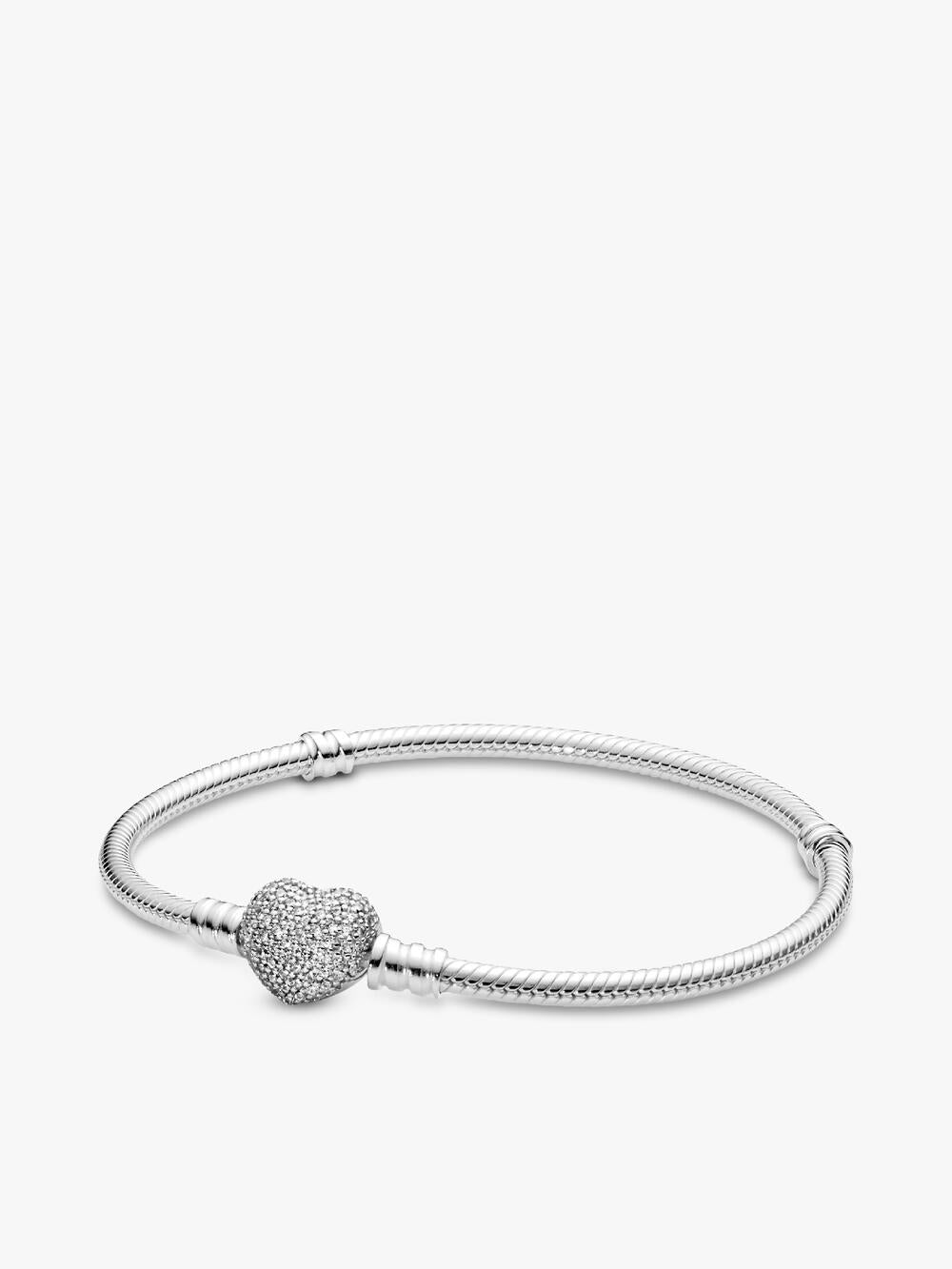 Pandora Moments Asymmetric Star T-bar Snake Chain Bracelet