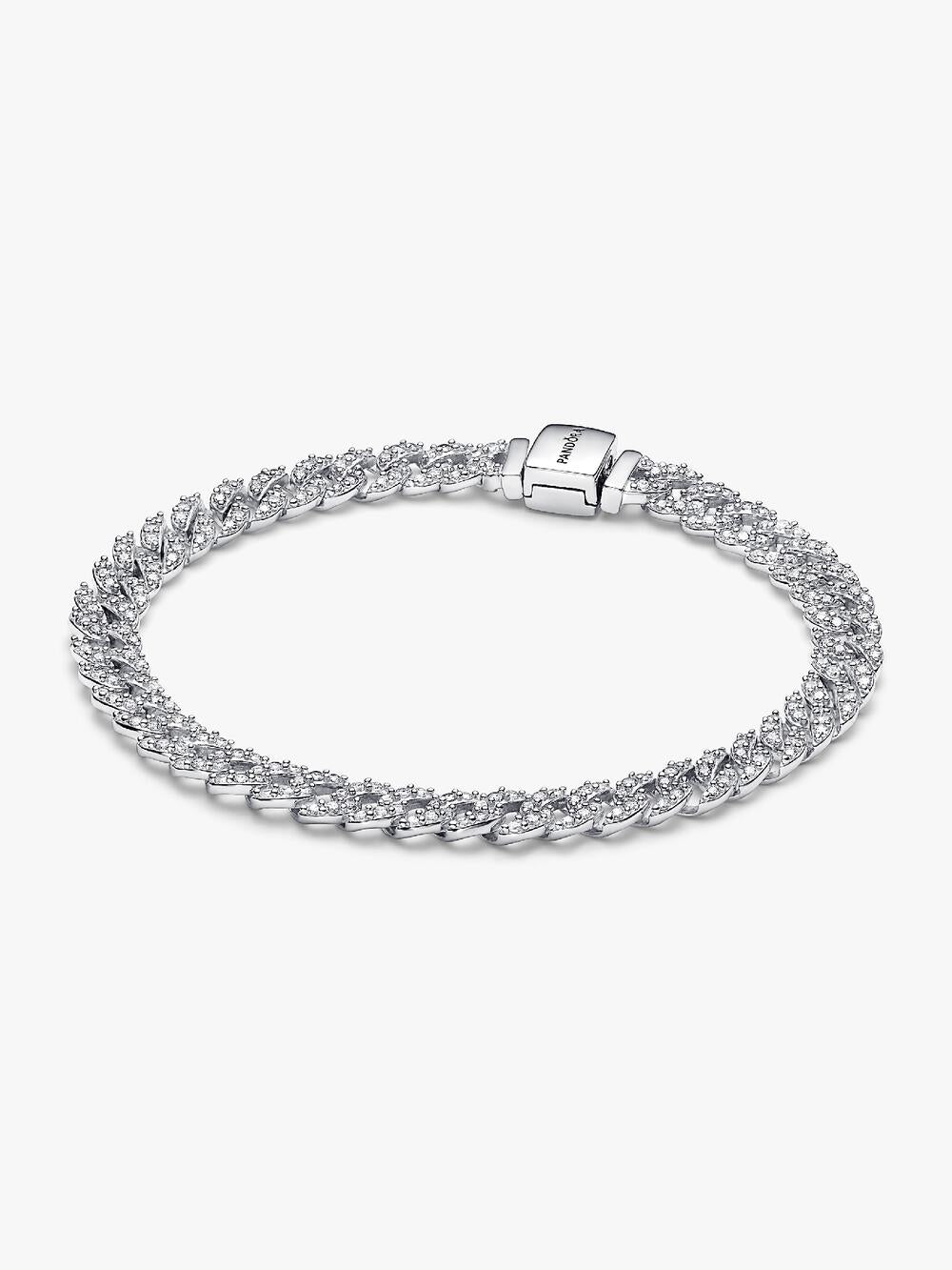 Pavé Cuban Chain Bracelet