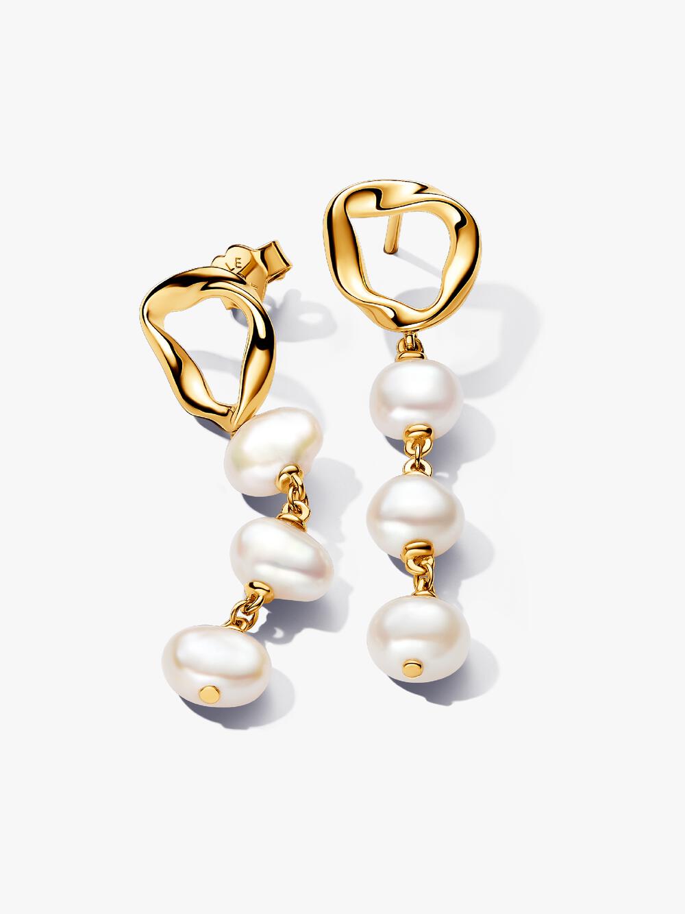Twisted Triangle Small Hoop Earrings