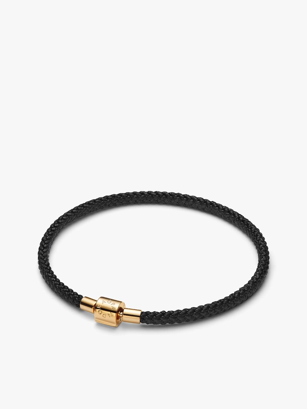 Pandora Moments Red Woven Leather Bracelet