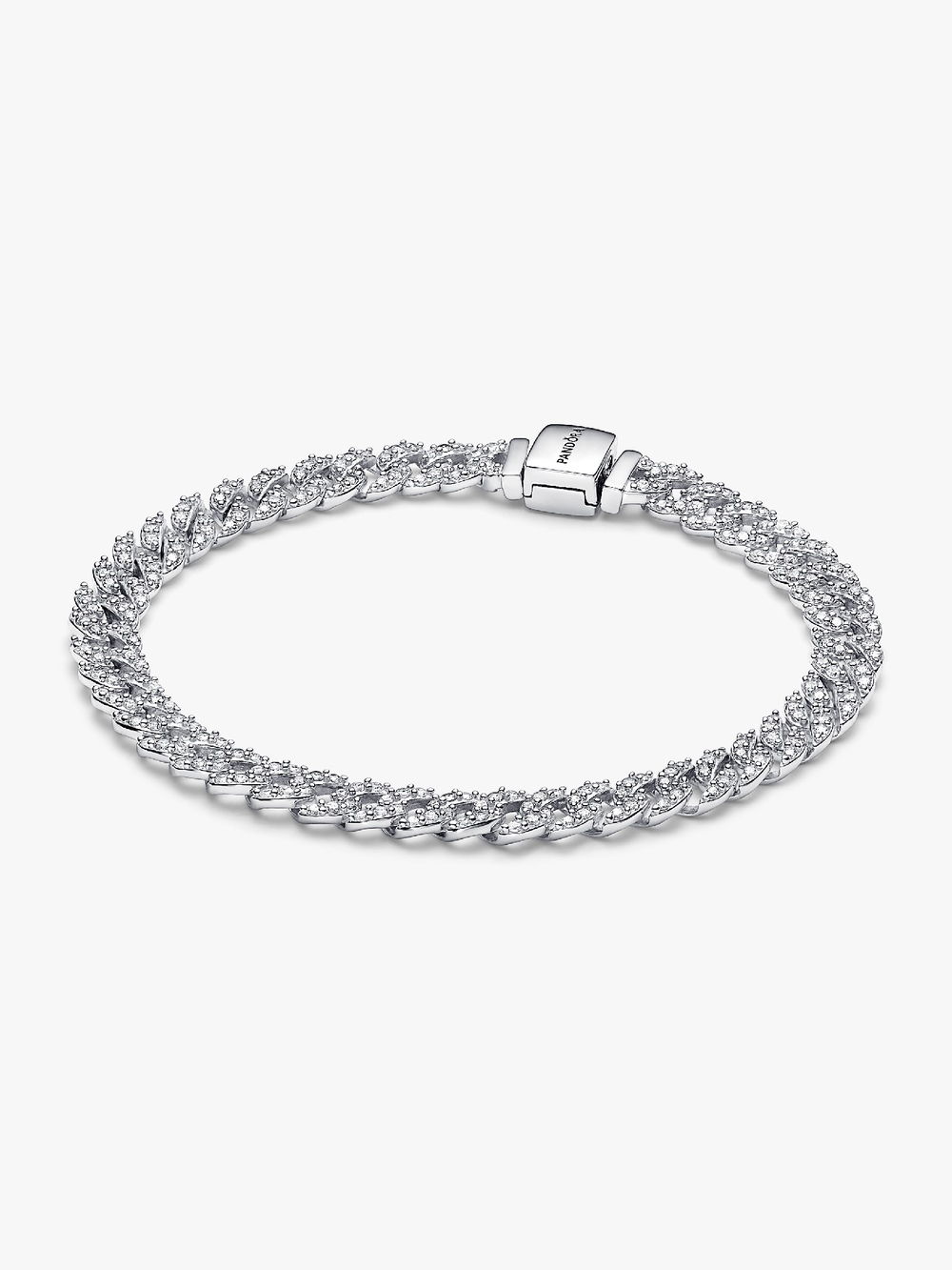 Pavé Cuban Chain Bracelet