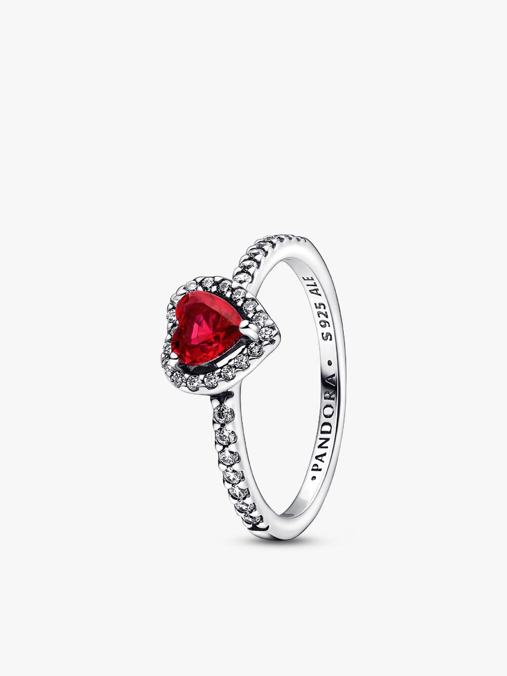 Sparkling Heart Halo Pendant Collier Necklace