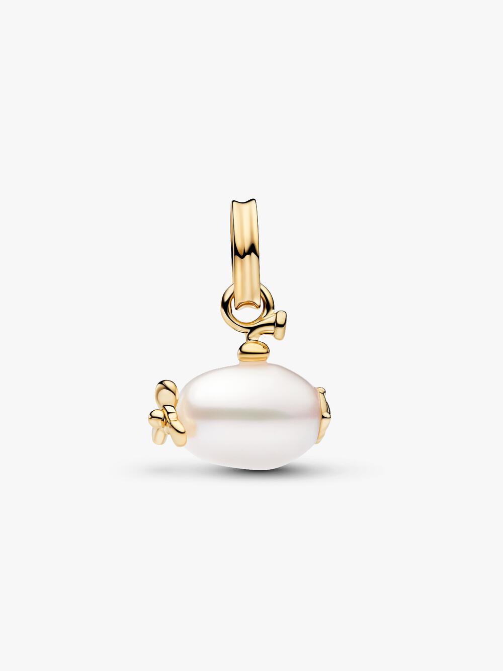 Treated Freshwater Cultured Baroque Pearl Submarine Dangle Charm