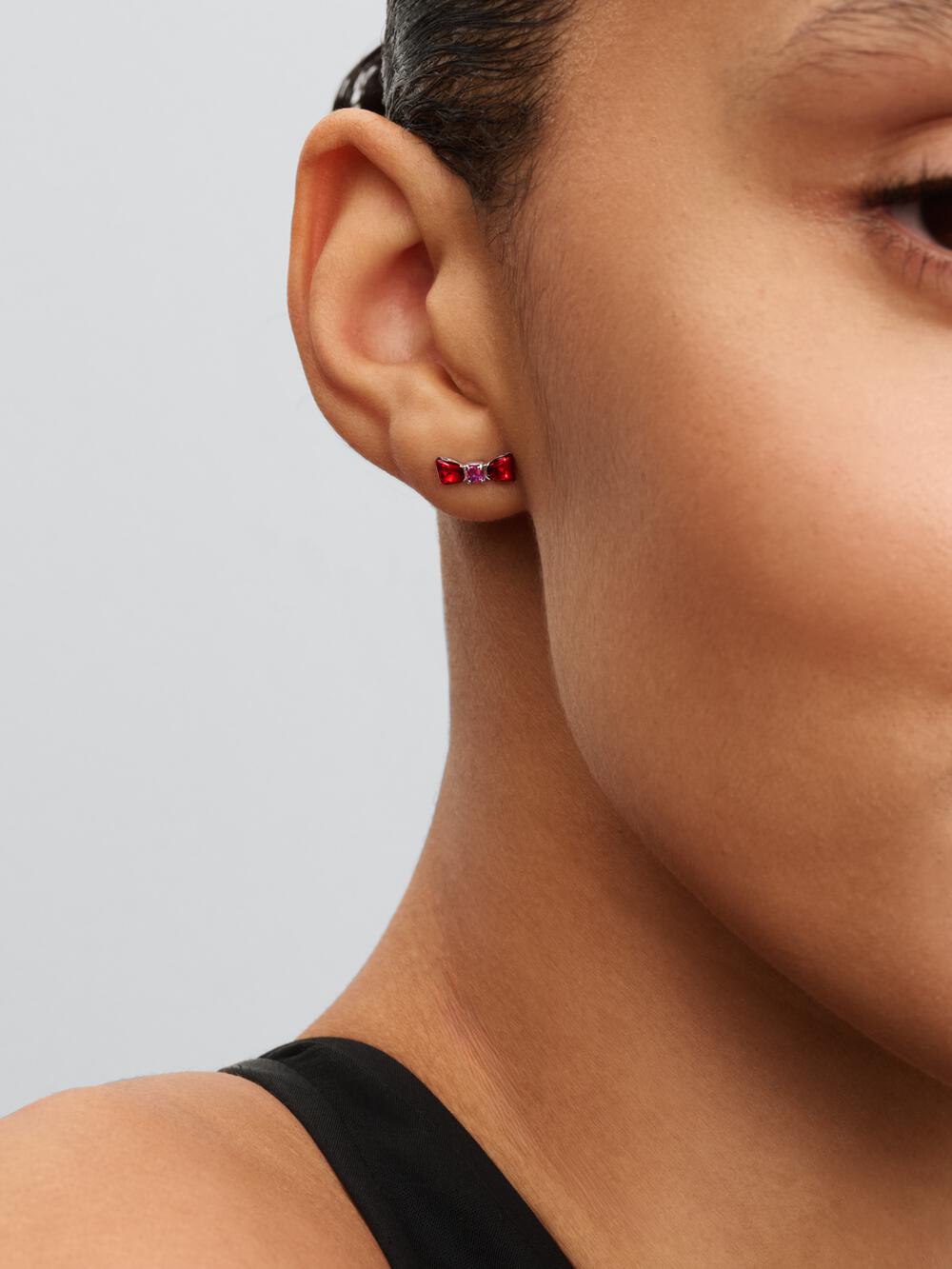 Disney Snow White Bow Stud Earrings