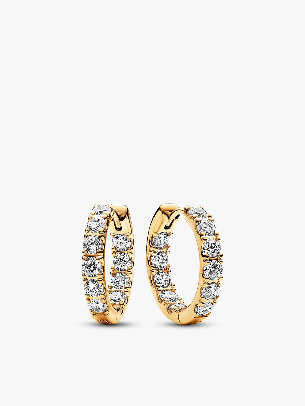 Sparkling Mini Hoop Earrings