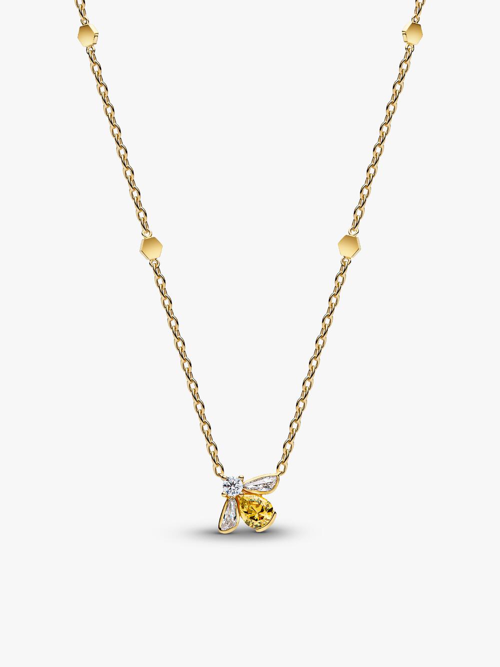 Sparkling Heart Collier Necklace