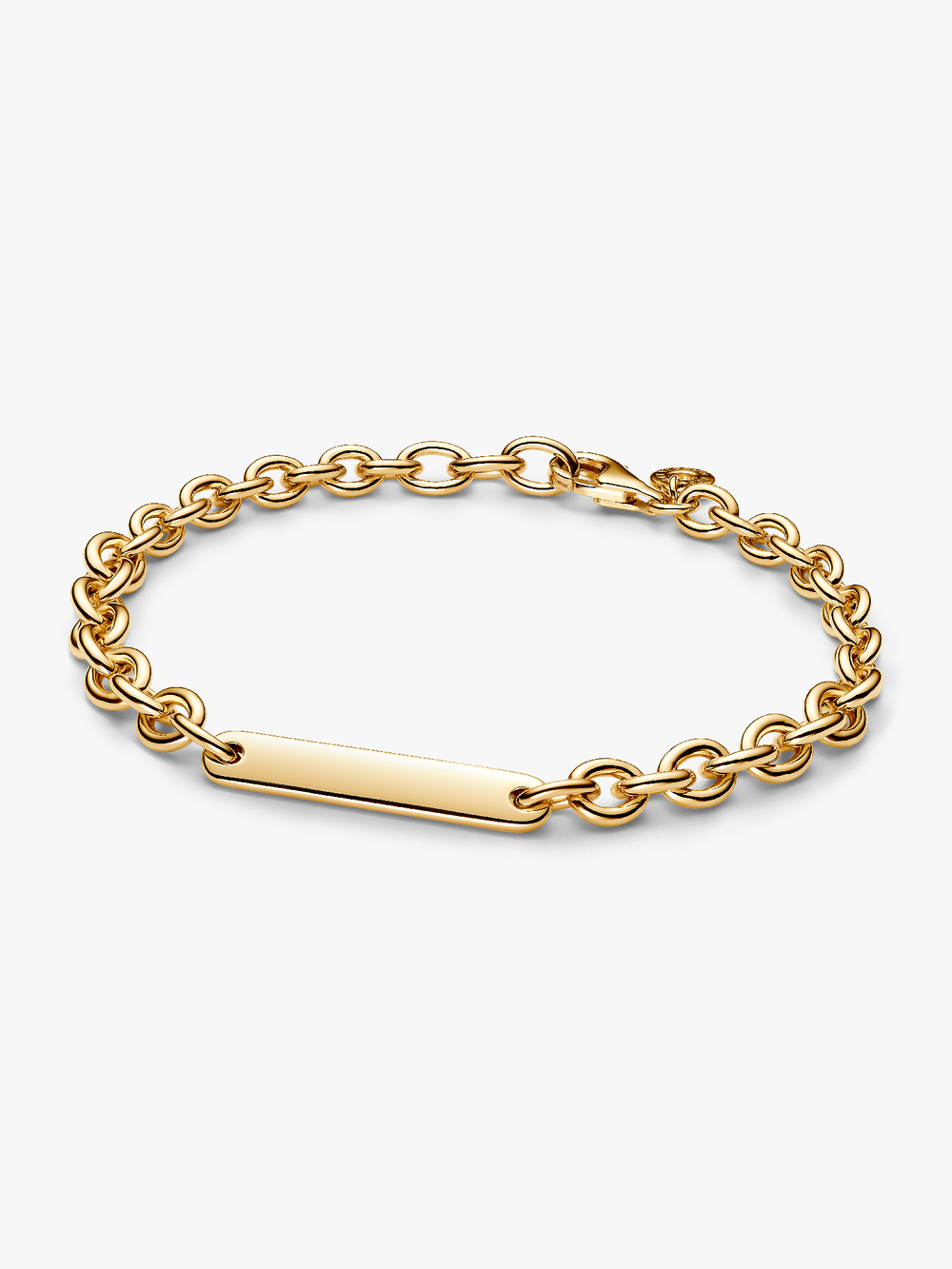Engravable Bar Link Bracelet