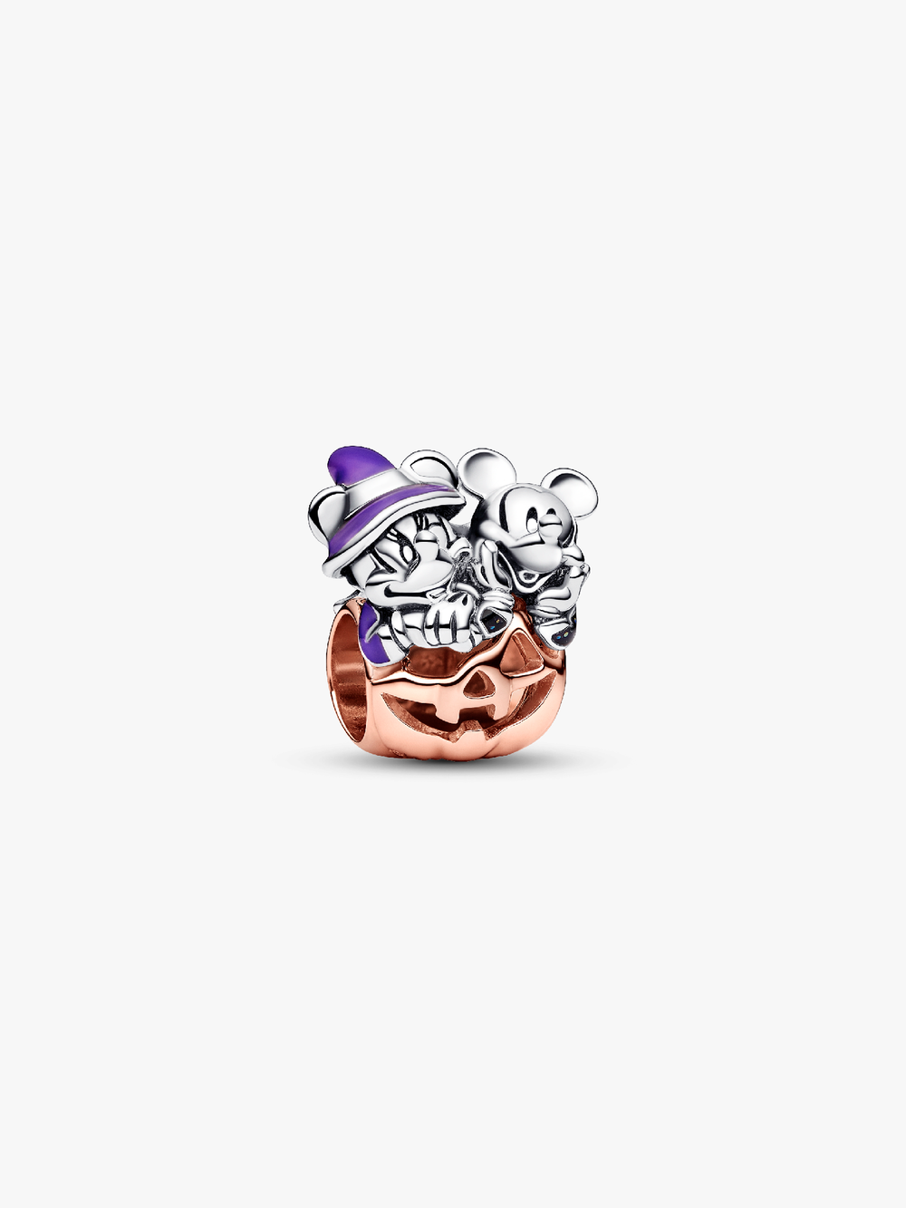 FINAL SALE - Disney Mickey Mouse & Minnie Mouse Halloween Pumpkin Charm