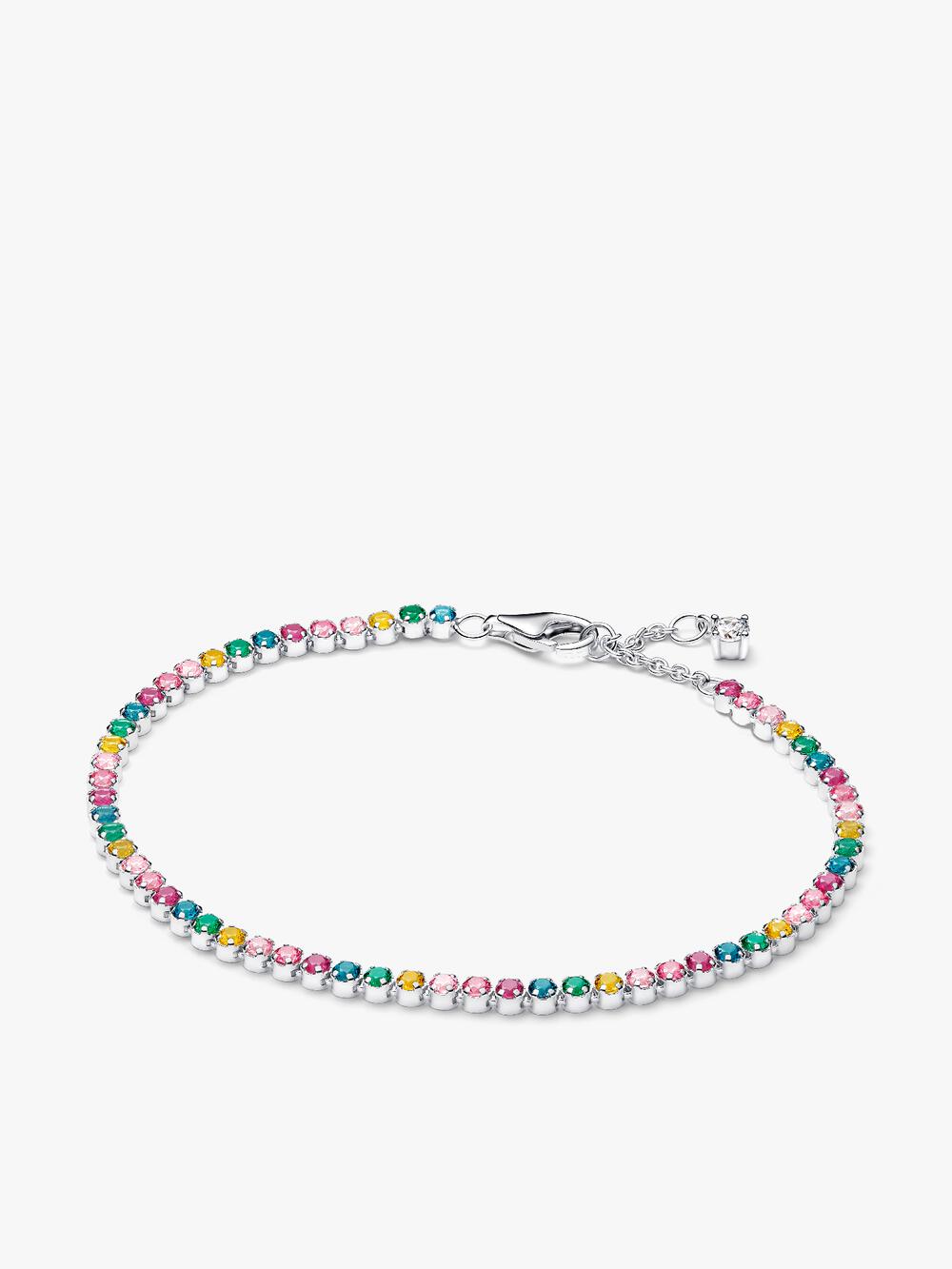 Sparkling Pink Tennis Bracelet