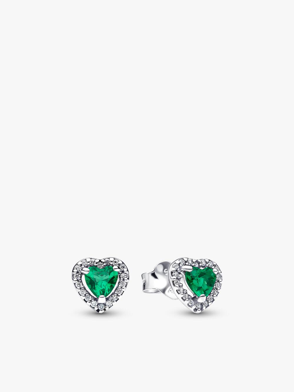 Elevated Heart Stud Earrings