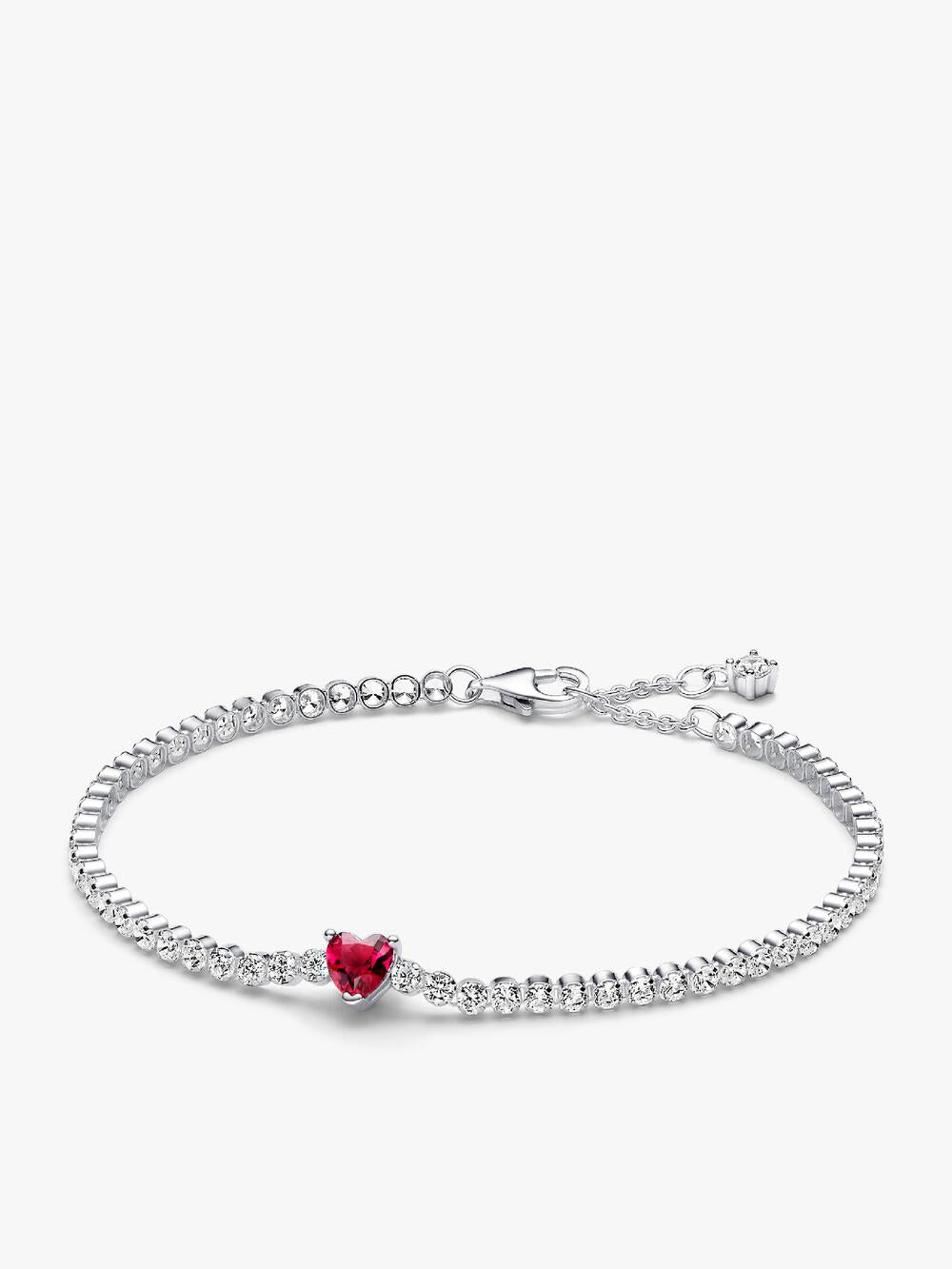 Red Heart Stud Earrings
