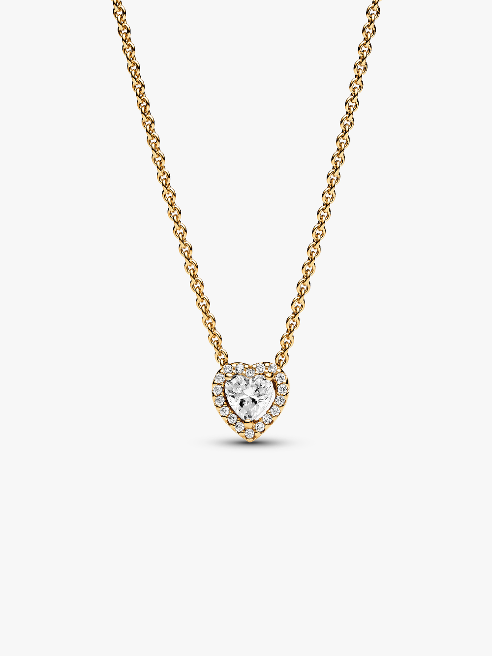 Sparkling Heart Collier Necklace