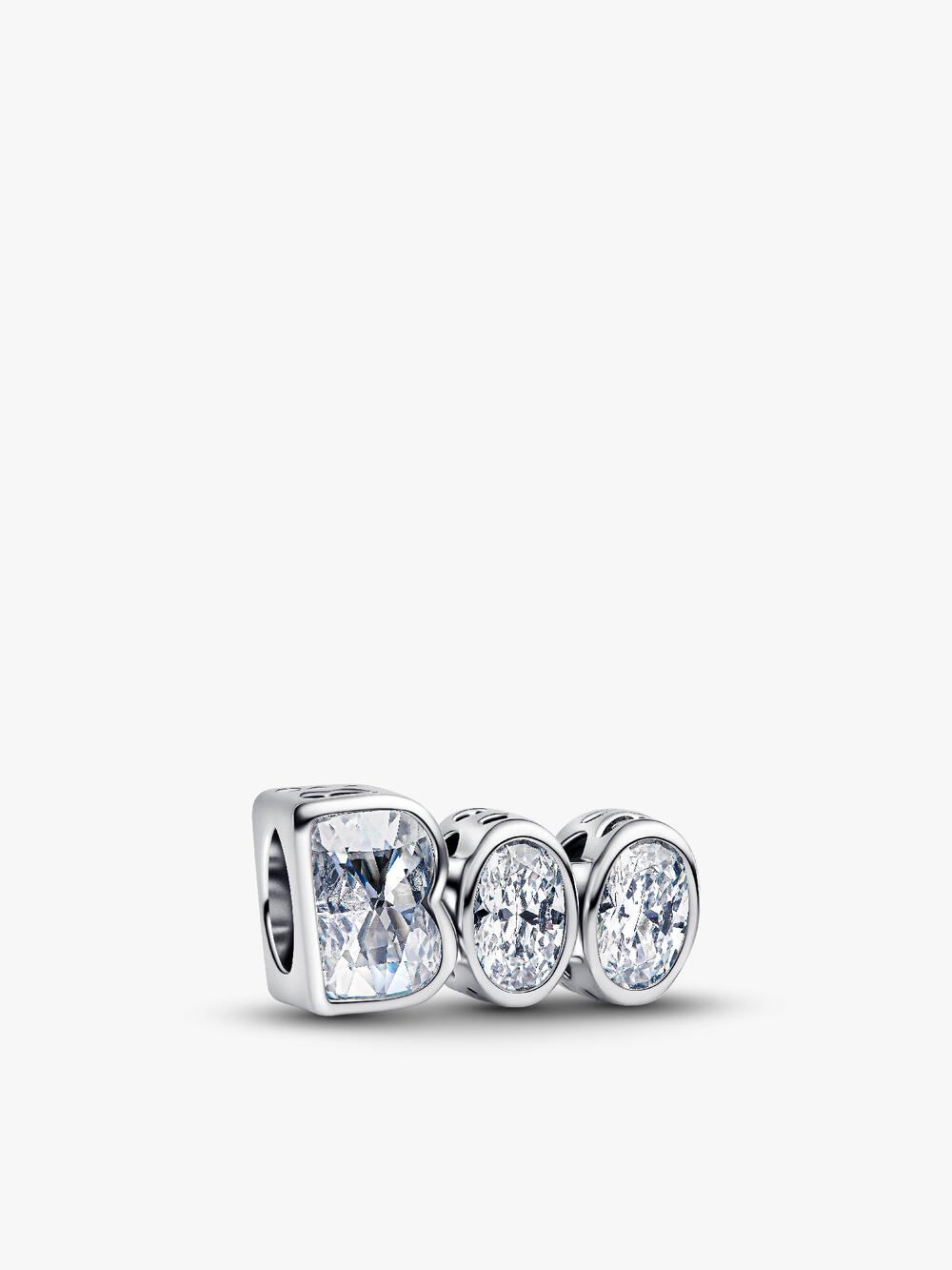 Pavé Heart Hoop Earrings