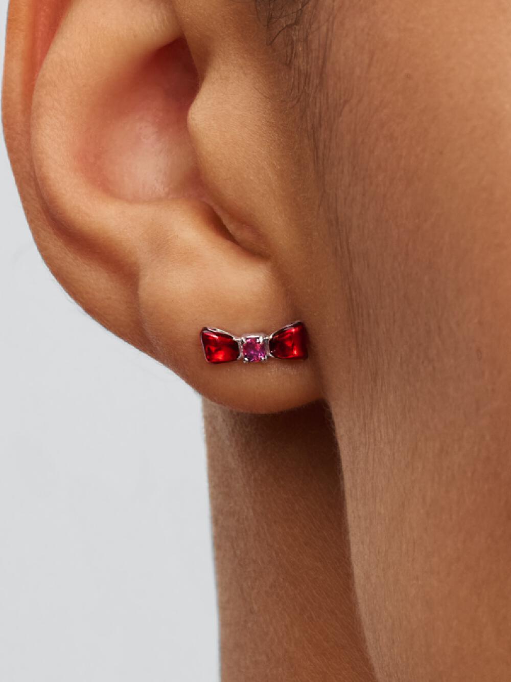 Disney Snow White Bow Stud Earrings