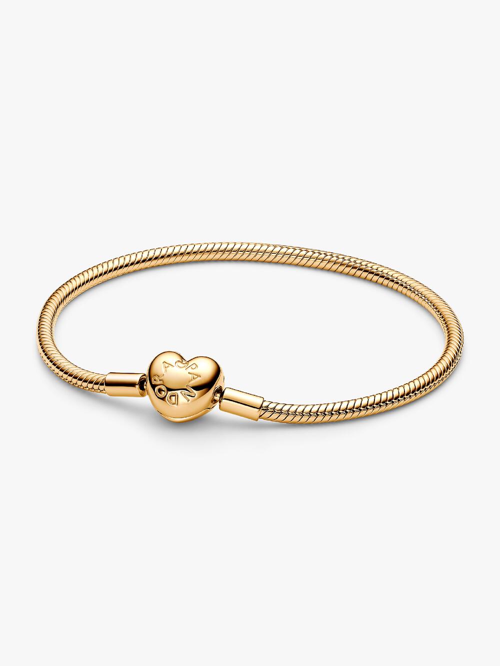 Heart Clasp Snake Chain Bracelet