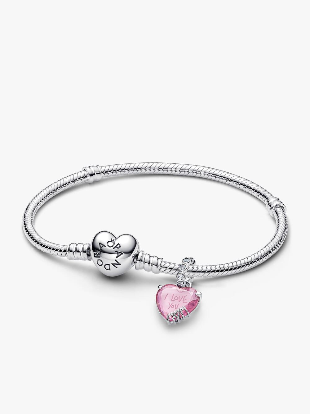 2026 Pink Graduation Charm Bracelet Set