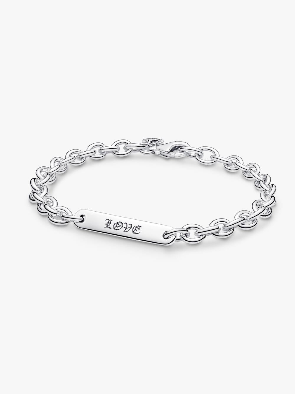 Engravable Bar Link Bracelet