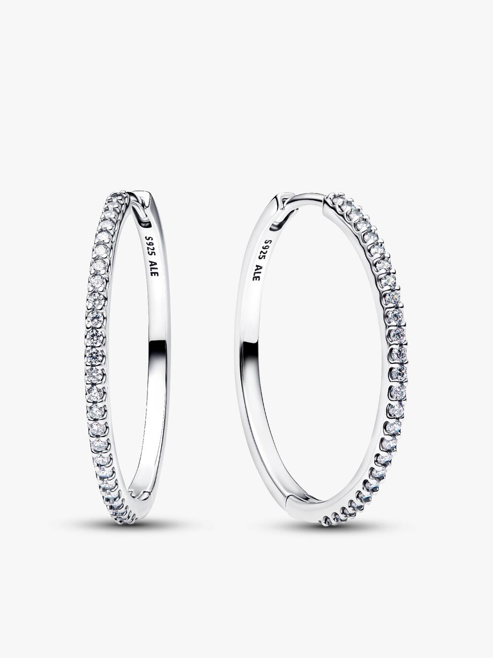 Sparkling Huggie Hoop Earrings