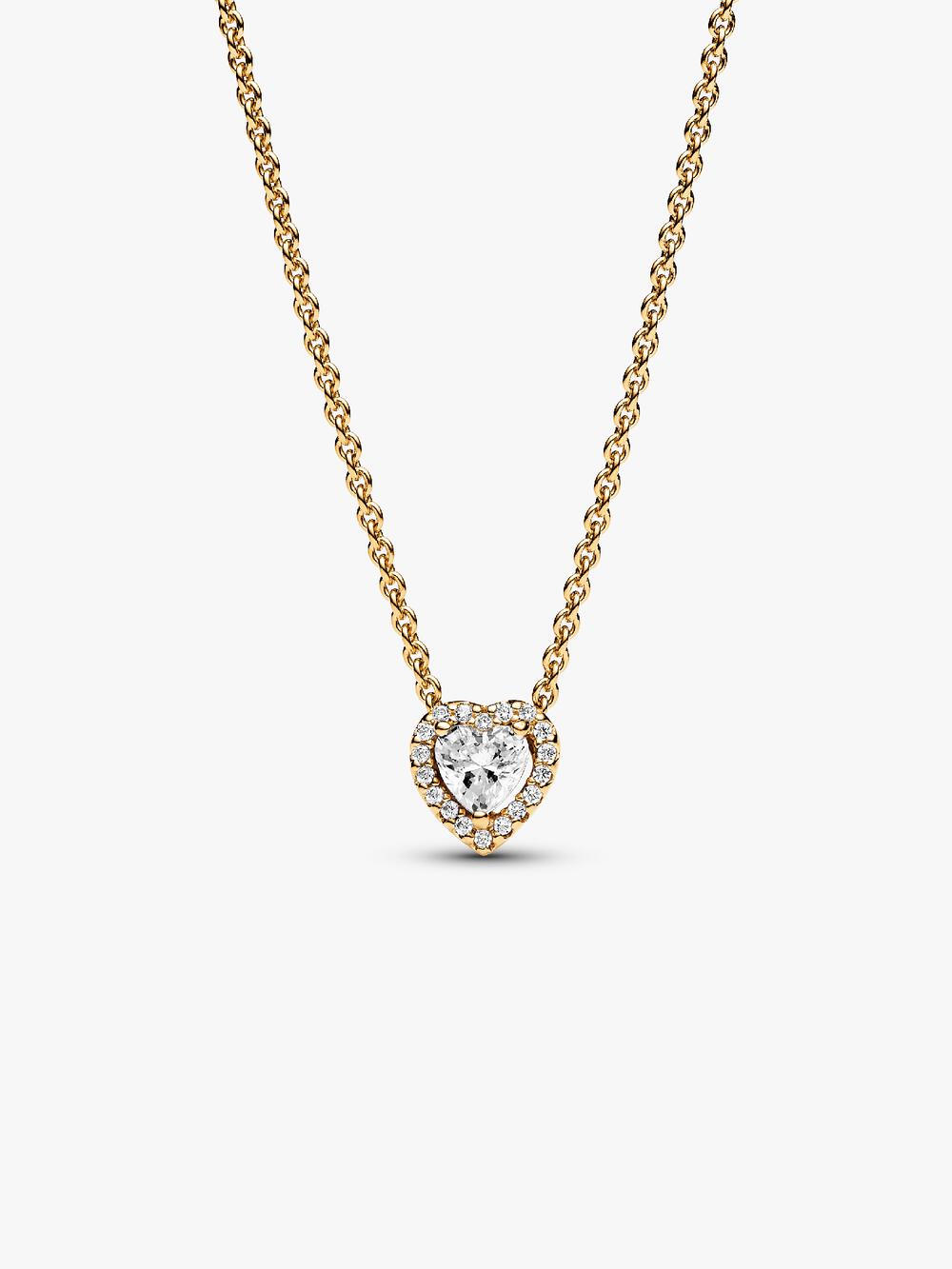 Sparkling Heart Collier Necklace