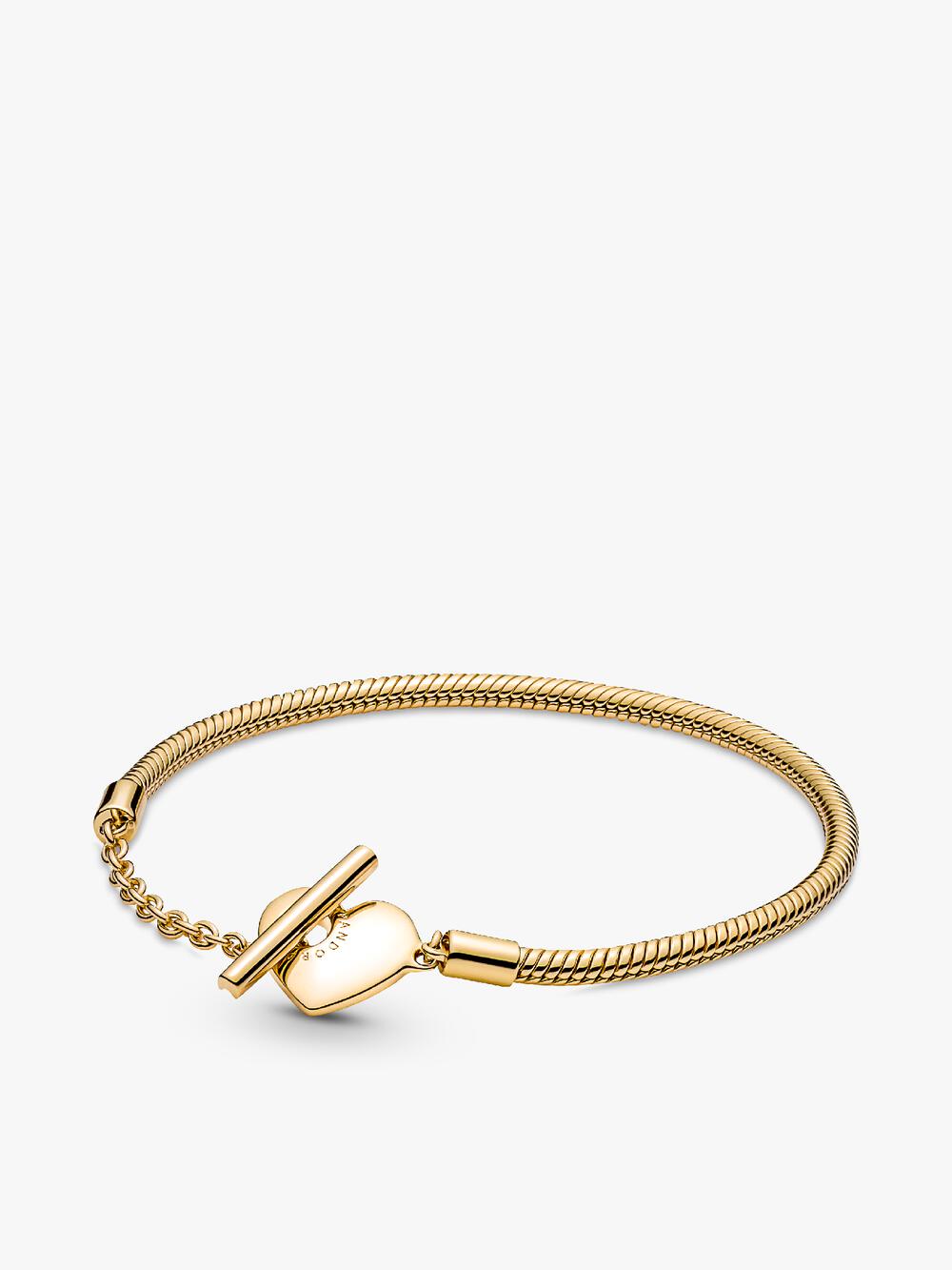 Pandora Moments Red Woven Leather Bracelet