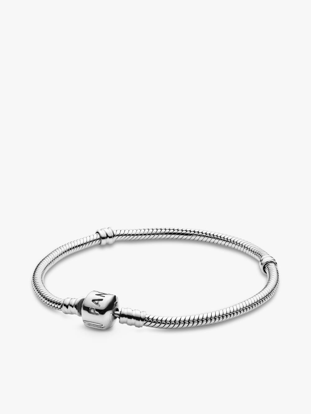 Moments Heart & Snake Chain Bracelet