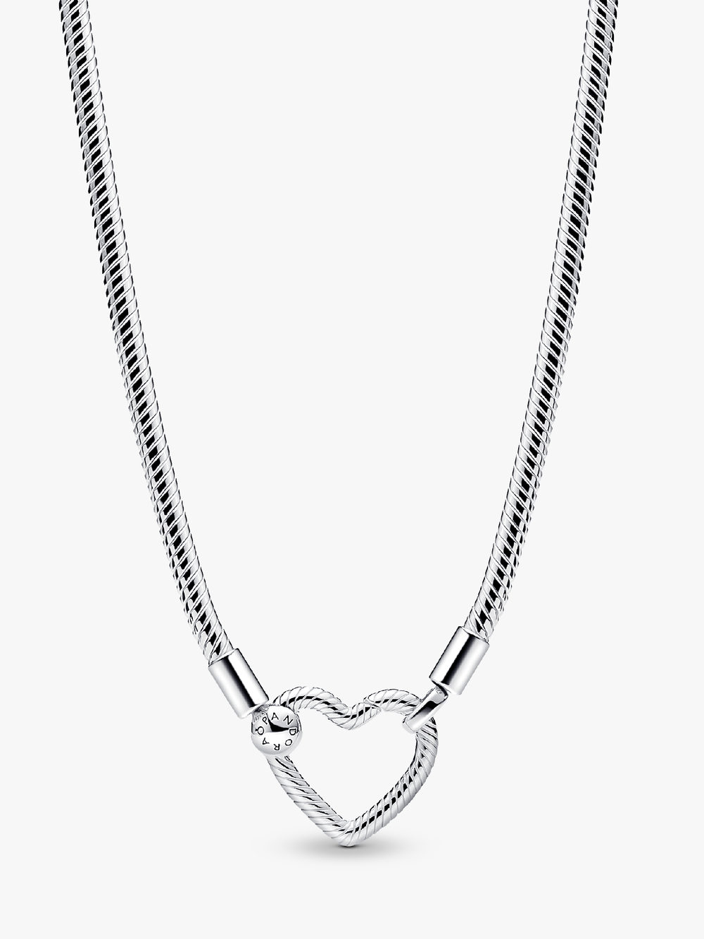 Heart Closure Snake Chain Necklace
