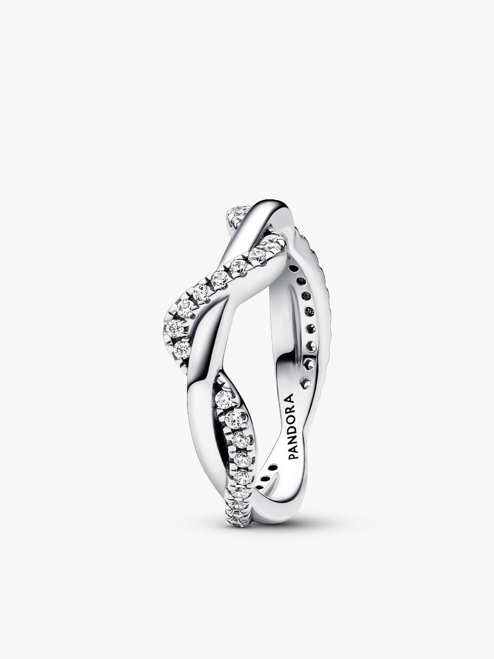 Band of Clear Hearts Ring